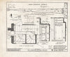 Historic Pictoric : Blueprint HABS NJ,3-RANC.V,2- (Sheet 10 of 19) - Thomas Buzby House, Rancocas River, Rancocas, Burlington County, NJ