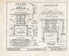 Historic Pictoric : Blueprint HABS NJ,3-RANC.V,2- (Sheet 12 of 19) - Thomas Buzby House, Rancocas River, Rancocas, Burlington County, NJ