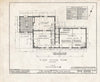 Historic Pictoric : Blueprint HABS NJ,3-RANC.V,7- (Sheet 2 of 11) - Rogers-Bitting House, Rancocas, Burlington County, NJ