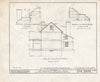 Historic Pictoric : Blueprint HABS NJ,3-RANC.V,7- (Sheet 6 of 11) - Rogers-Bitting House, Rancocas, Burlington County, NJ