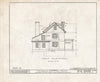 Historic Pictoric : Blueprint HABS NJ,3-RANC.V,7- (Sheet 7 of 11) - Rogers-Bitting House, Rancocas, Burlington County, NJ