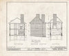 Historic Pictoric : Blueprint HABS NJ,3-SPRI.V,1- (Sheet 4 of 10) - John Rogers House, Springside, Burlington County, NJ
