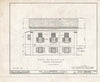 Historic Pictoric : Blueprint HABS NJ,3-SYKVI,1- (Sheet 5 of 10) - Plattsburg Presbyterian Church, Sykesville, Burlington County, NJ