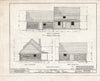 Historic Pictoric : Blueprint HABS NJ,3-UPMI,1- (Sheet 1 of 2) - Peter Bard Log Cabin, Lebanon State Forest, Upper Mill, Burlington County, NJ