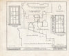 Historic Pictoric : Blueprint HABS NJ,3-VINTO,1- (Sheet 25 of 28) - John Woolston House, 51-53 Mill Street, Vincentown, Burlington County, NJ