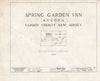 Historic Pictoric : Blueprint HABS NJ,4-ANCO,1- (Sheet 0 of 16) - Spring Garden Inn, Ancora, Camden County, NJ