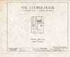 Historic Pictoric : Blueprint HABS NJ,4-CAM,2- (Sheet 0 of 4) - Joseph Cooper House, Pyne Point Park, Camden, Camden County, NJ