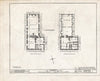 Historic Pictoric : Blueprint HABS NJ,4-CAM,2- (Sheet 2 of 4) - Joseph Cooper House, Pyne Point Park, Camden, Camden County, NJ