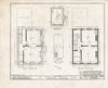 Historic Pictoric : Blueprint HABS NJ,4-CAM,8- (Sheet 1 of 8) - Frederick Plummer House, 1242 South Front Street, Camden, Camden County, NJ