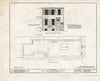 Historic Pictoric : Blueprint HABS NJ,4-CAM,1- (Sheet 2 of 3) - Walt Whitman House, 328 Mickle Street, Camden, Camden County, NJ