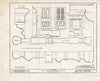 Historic Pictoric : Blueprint HABS NJ,4-CAM,1- (Sheet 3 of 3) - Walt Whitman House, 328 Mickle Street, Camden, Camden County, NJ