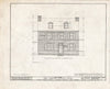 Historic Pictoric : Blueprint HABS NJ,4-CHEWL.V,1- (Sheet 3 of 13) - Hampton Hospital House, Chews, Camden County, NJ