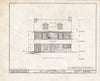 Historic Pictoric : Blueprint HABS NJ,4-CHEWL.V,1- (Sheet 6 of 13) - Hampton Hospital House, Chews, Camden County, NJ
