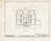 Historic Pictoric : Blueprint HABS NJ,4-CHEWL.V,1- (Sheet 7 of 13) - Hampton Hospital House, Chews, Camden County, NJ