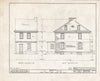 Historic Pictoric : Blueprint HABS NJ,4-COLWO,1- (Sheet 3 of 8) - Hopkins-Burr House, King's Highway, Collingswood, Camden County, NJ