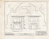 Historic Pictoric : Blueprint HABS NJ,4-COLWO,1- (Sheet 6 of 8) - Hopkins-Burr House, King's Highway, Collingswood, Camden County, NJ
