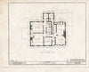 Historic Pictoric : Blueprint HABS NJ,4-HADFI,6- (Sheet 3 of 12) - Hopkins-Elkinton House, Haddon Avenue & Lake Street, Haddonfield, Camden County, NJ