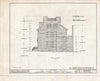 Historic Pictoric : Blueprint HABS NJ,4-HADFI,9- (Sheet 6 of 23) - John Gill House, 343 Kings Highway East, Haddonfield, Camden County, NJ