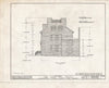 Historic Pictoric : Blueprint HABS NJ,4-HADFI,9- (Sheet 6 of 23) - John Gill House, 343 Kings Highway East, Haddonfield, Camden County, NJ