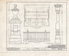 Historic Pictoric : Blueprint HABS NJ,4-HADFI,9- (Sheet 12 of 23) - John Gill House, 343 Kings Highway East, Haddonfield, Camden County, NJ