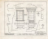 Historic Pictoric : Blueprint HABS NJ,4-HADFI,9- (Sheet 19 of 23) - John Gill House, 343 Kings Highway East, Haddonfield, Camden County, NJ