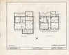 Historic Pictoric : Blueprint HABS NJ,4-HADFI,2- (Sheet 1 of 8) - Indian King Tavern, 233 King Highway East, Haddonfield, Camden County, NJ