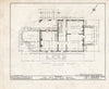 Historic Pictoric : Blueprint HABS NJ,4-HADFI,7- (Sheet 2 of 27) - John Roberts House, 344 East Kings Highway, Haddonfield, Camden County, NJ