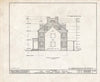 Historic Pictoric : Blueprint HABS NJ,4-HADFI,7- (Sheet 6 of 27) - John Roberts House, 344 East Kings Highway, Haddonfield, Camden County, NJ