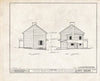 Historic Pictoric : Blueprint HABS NJ,4-TAV,1- (Sheet 4 of 9) - Gill Homestead at Tavistock, Tavistock, Camden County, NJ