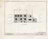 Historic Pictoric : Blueprint HABS NJ,4-TAV,1- (Sheet 5 of 9) - Gill Homestead at Tavistock, Tavistock, Camden County, NJ