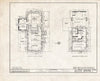 Historic Pictoric : Blueprint HABS NJ,4-Pensa.V,1- (Sheet 2 of 8) - Burrough-Steelman House, Irving & Colonial Avenues, Pennsauken, Camden County, NJ