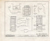 Historic Pictoric : Blueprint HABS NJ,4-Pensa.V,1- (Sheet 5 of 8) - Burrough-Steelman House, Irving & Colonial Avenues, Pennsauken, Camden County, NJ