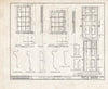 Historic Pictoric : Blueprint HABS NJ,5-BEEPO,2- (Sheet 12 of 13) - Old Burnell House, Beesleys Point, Cape May County, NJ