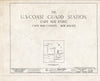 Historic Pictoric : Blueprint HABS NJ,5-CAPMAP,1- (Sheet 0 of 9) - U.S. Coast Guard Station, Delaware Bay, Cape May Point, Cape May County, NJ