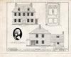Historic Pictoric : Blueprint HABS NJ,6-BRIG,1- (Sheet 3 of 7) - James Giles House, 143 West Broad Street, Bridgeton, Cumberland County, NJ