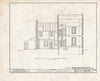 Historic Pictoric : Blueprint HABS NJ,6-GREWI.V,5- (Sheet 13 of 13) - John Brick III House, County Road 50, Dutch Neck, Mercer County, NJ