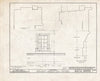 Historic Pictoric : Blueprint HABS NJ,6-GREWI.V,4- (Sheet 14 of 17) - William Wheaton House, County Road 50, Dutch Neck, Mercer County, NJ