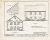 Historic Pictoric : Blueprint HABS NJ,6-FAIRT,1- (Sheet 2 of 10) - Fairfield Presbyterian Church, Fairton, Cumberland County, NJ