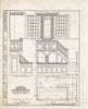 Historic Pictoric : Blueprint HABS NJ,6-FAIRT,1- (Sheet 5 of 10) - Fairfield Presbyterian Church, Fairton, Cumberland County, NJ