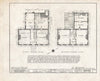Historic Pictoric : Blueprint HABS NJ,6-GREWI,4- (Sheet 1 of 6) - Ewing Homestead, Main Street, Greenwich, Cumberland County, NJ