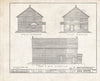 Historic Pictoric : Blueprint HABS NJ,6-GREWI,2- (Sheet 3 of 6) - Old Friends Meetinghouse, Main Street, Greenwich, Cumberland County, NJ