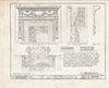 Historic Pictoric : Blueprint HABS NJ,6-GREWI.V,2- (Sheet 5 of 11) - Seeley-Davis Homestead, Davis Mill Road, Greenwich, Cumberland County, NJ