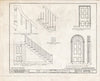 Historic Pictoric : Blueprint HABS NJ,6-GREWI.V,2- (Sheet 9 of 11) - Seeley-Davis Homestead, Davis Mill Road, Greenwich, Cumberland County, NJ