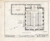 Historic Pictoric : Blueprint HABS NJ,6-ROATO,2- (Sheet 1 of 19) - Cohansey Baptist Church, Roadstown, Cumberland County, NJ