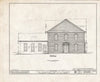 Historic Pictoric : Blueprint HABS NJ,6-ROATO,2- (Sheet 4 of 19) - Cohansey Baptist Church, Roadstown, Cumberland County, NJ