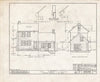Historic Pictoric : Blueprint HABS NJ,6-ROATO,1- (Sheet 2 of 5) - Wood Tavern, Roadstown, Cumberland County, NJ