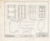 Historic Pictoric : Blueprint HABS NJ,6-ROATO,1- (Sheet 4 of 5) - Wood Tavern, Roadstown, Cumberland County, NJ