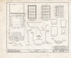 Historic Pictoric : Blueprint HABS NJ,6-ROATO,1- (Sheet 5 of 5) - Wood Tavern, Roadstown, Cumberland County, NJ
