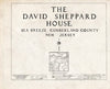 Historic Pictoric : Blueprint HABS NJ,6-GREWI.V,3- (Sheet 0 of 16) - David Sheppard House, Sea Breeze, Cumberland County, NJ