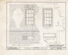 Historic Pictoric : Blueprint HABS NJ,6-GREWI.V,3- (Sheet 10 of 16) - David Sheppard House, Sea Breeze, Cumberland County, NJ